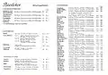Gesamtverzeichnis für Baedeker 1974 (Leporello) mit einer Liste der Stadtführer