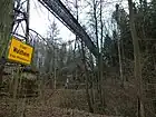 Gerüstpfeilerviadukt der Kleinbahn