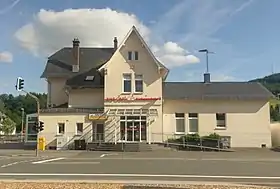 Das Empfangsgebäude 2017 – letzter Umbau war 2009