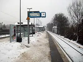 Bahnhof Osdorfer Straße Dezember 2010