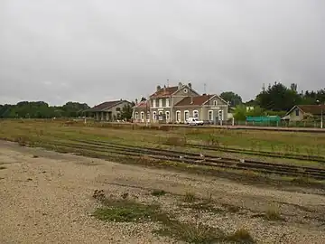 Bahnhof Brienne-le-Château von Nordosten gesehen
