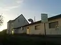 Das frühere Empfangsgebäude