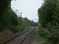 Bahnhof Eich (Sachs) nach Einstellung des Personenverkehrs (2016)