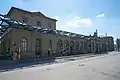 Empfangsgebäude von der Stadtseite