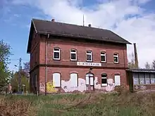 Bahnhof Geringswalde, Gleisseite (2016)