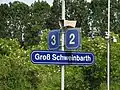 Bahnhofsschild