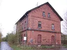 Bahnhof Hartha (Kr Döbeln), Gleisseite, 2016