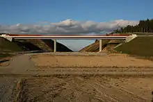 Zukünftiger Über­hol­bahn­hof Ilme­nau-Wolfs­berg (No­vem­ber 2006)
