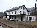 Bahnhof Lauter (Sachsen), ehem. Empfangsgebäude (2016)