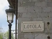 Bahnhof von Loyola (Detail)