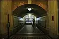 Personentunnel in Form eines Stadtbahnbogens