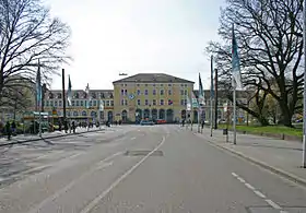 Empfangsgebäude um 2014