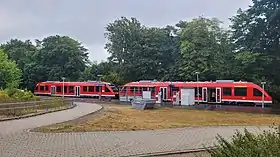 Nordansicht mit LINT 27, August 2022
