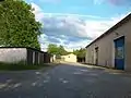 Bahnhof Sayda, Ausfahrt in Richtung Mulda (2016)