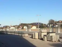 Bahnhof vom Lagerhaus aus (2015)