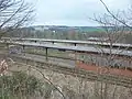 Bahnsteige im Bahn­hof Wech­sel­burg (2016)