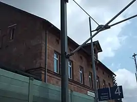 Empfangsgebäude unter Denkmalschutz