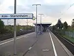 Haltepunkt Köln-Stammheim