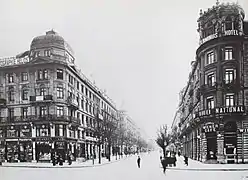Untere (nördliche) BahnhofstrasseAnfang der 1920er Jahre