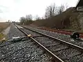 Bahnhof Ölweiche in Richtung Accum