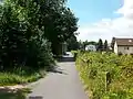 Bahnstrecke beim Haltepunkt Brand-Erbisdorf (2016)