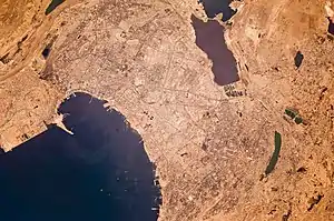 Karte von Bucht von Baku