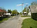 Balatonradweg durch den Ort