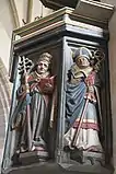 Gregor der Große (links) und Augustinus (rechts)