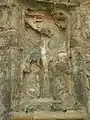 Relief in der Kirchenwand
