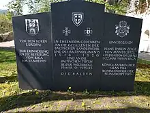 Kriegerdenkmal auf Friedhof in Schliersee