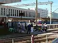 Hauptgebäude und Bahnsteige des Baltischen Bahnhofs
