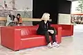 Rotes Sofa
