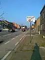 Ende einer geschlossenen Ortschaft in Bambrugge