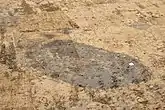 Abfallgrube im Planum