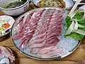 Bangeo-hoe (Rohfisch),koreanisch 방어회