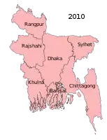 Sieben Divisionen 2010–2015