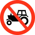 Verbot für landwirtschaftliche Fahrzeuge