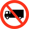 Verbot für Nutzfahrzeuge