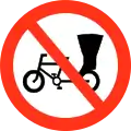 Verbot für Rikscha