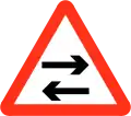 Gegenverkehr kreuzt