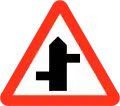 Vorfahrt (Versetzte Kreuzung – links/rechts)