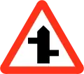 Vorfahrt (Versetzte Kreuzung – rechts/links)