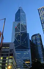 Bank of China Tower bei Nacht