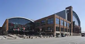 Das Gainbridge Fieldhouse im Oktober 2012