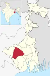 Lagekarte des Distrikts