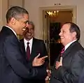 Carlos César, mit Barack Obama