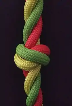 3-Strang-Einfacher Taljereepsknoten