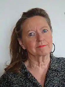 Gesicht von Barbara Borngässer von vorn, aufgenommen im Februar des Jahres 2021