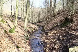 Ablauf des Sees