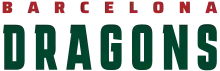 Wortmarke der Barcelona Dragons